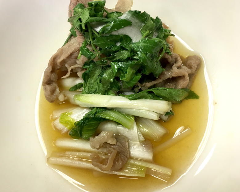うるいのすき焼き